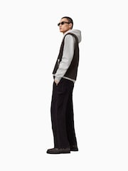 Moletom com capuz ondulado AllSaints - Imagem 4 de 7