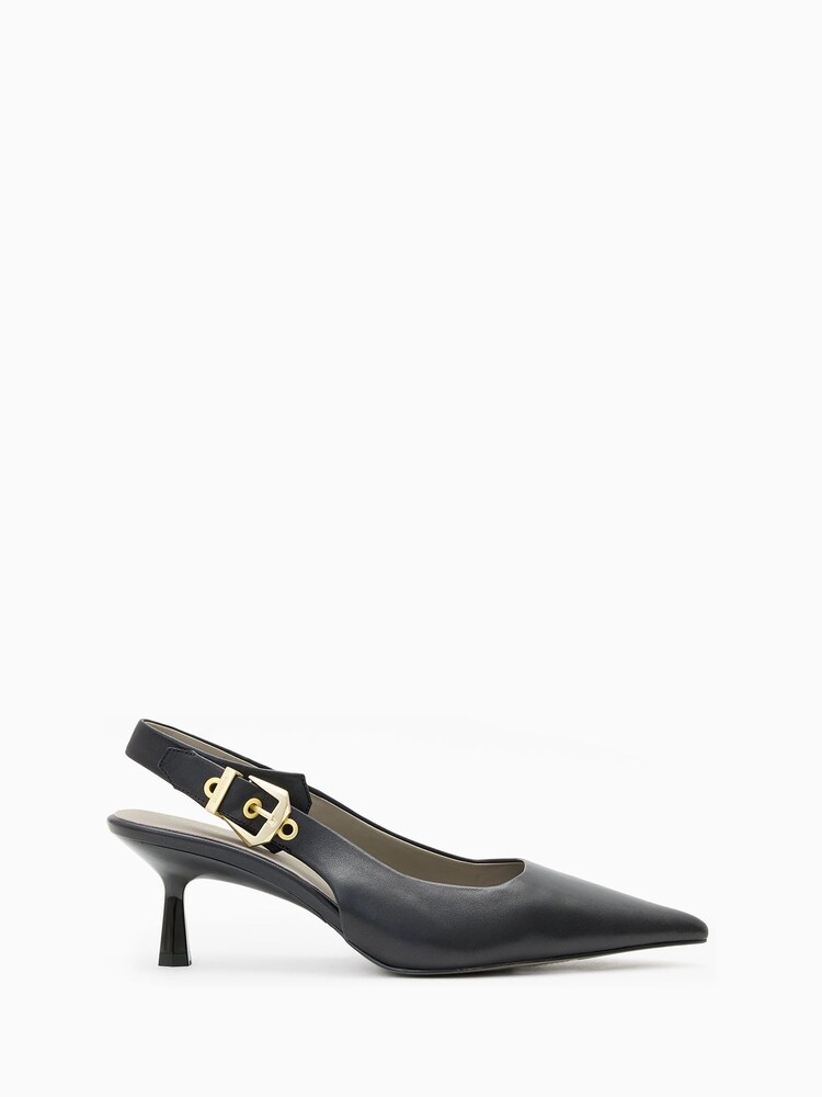 AllSaints Black Idiya Slingback Sandals - Image 1 of 5