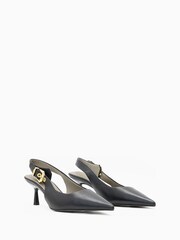 AllSaints Black Idiya Slingback Sandals - Image 2 of 5