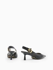 AllSaints Black Idiya Slingback Sandals - Image 3 of 5