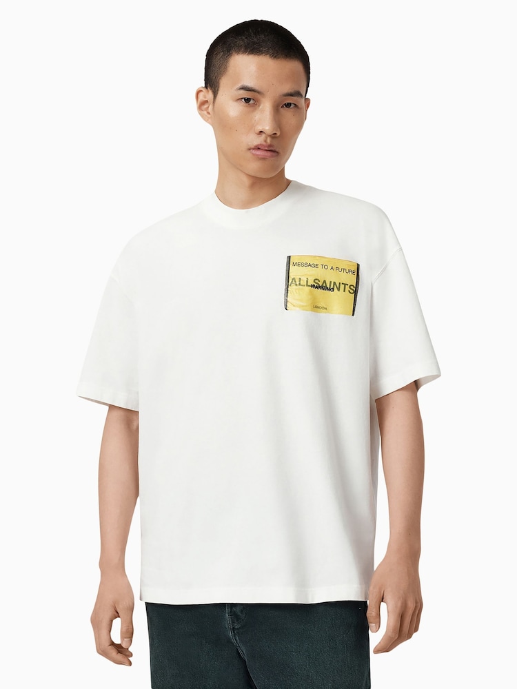 AllSaints Violation Short Sleeve Crew T-Shirt - Imagen 1 de 6