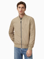 AllSaints Blue & Brown Bassett Reversible Black/Green Slim Fit Bomber - Image 3 of 10