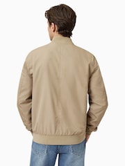 AllSaints Blue & Brown Bassett Reversible Black/Green Slim Fit Bomber - Image 4 of 10