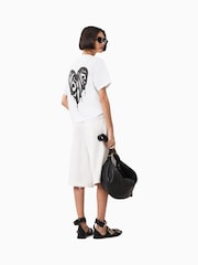 AllSaints White Trip Lisa T-Shirt - Image 5 of 7