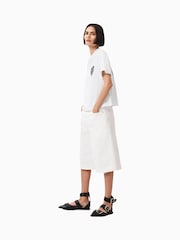 AllSaints White Trip Lisa T-Shirt - Image 6 of 7