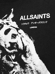 AllSaints Black Ivana Anna T-Shirt - Image 4 of 7
