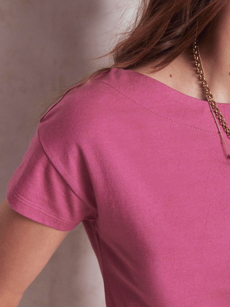 Camiseta Boden Supersoft com gola canoa - Imagem 2 de 5
