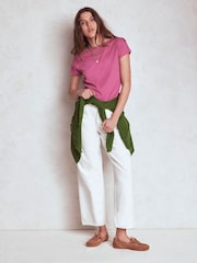 Camiseta Boden Supersoft com gola canoa - Imagem 4 de 5