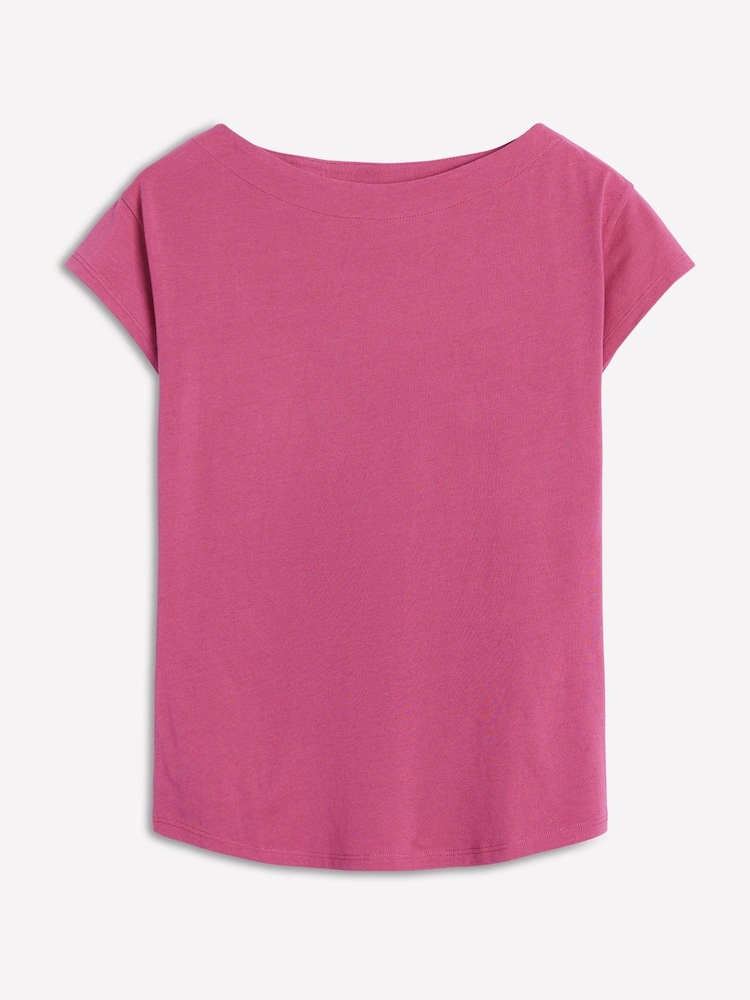 Camiseta Boden Supersoft com gola canoa - Imagem 5 de 5