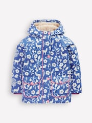 Boden Blue Sherpa Lined Anorak - Image 1 of 5