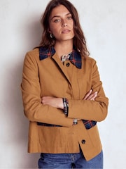 Boden Brown Canvas Barn Jacket - Image 2 of 5