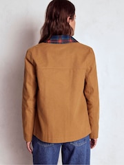 Boden Brown Canvas Barn Jacket - Image 3 of 5