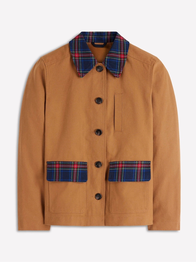 Boden Brown Canvas Barn Jacket - Image 5 of 5