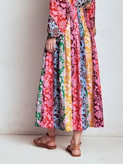 Boden Green Valentina Poplin Midi Skirt - Image 3 of 6