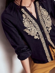 Camisa Bordada Boden Alma - Imagem 2 de 5