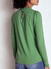 Top Boden Supersoft com detalhe de babado - Imagem 2 de 5