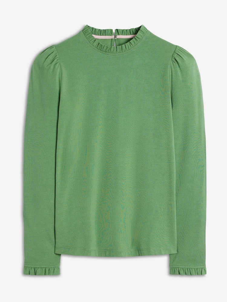 Top Boden Supersoft com detalhe de babado - Imagem 5 de 5