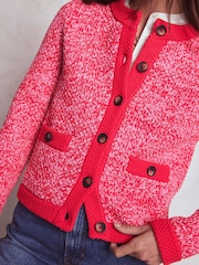 Boden Pink Libby Knitted Jacket - Image 2 of 7