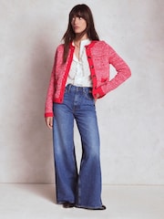 Boden Pink Libby Knitted Jacket - Image 4 of 7