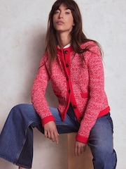Boden Pink Libby Knitted Jacket - Image 5 of 7