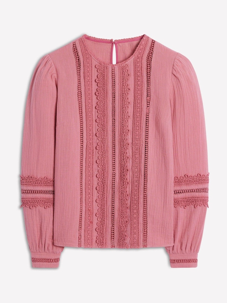 Boden Trim Interest Top de tecido duplo - Imagem 1 de 4
