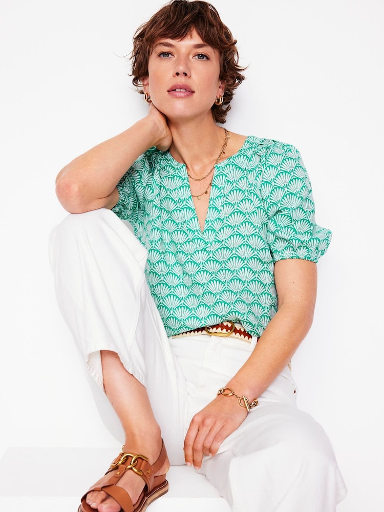 Blusa de linho Boden Brooke - Imagem 1 de 5