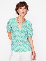 Blusa de linho Boden Brooke - Imagem 4 de 5