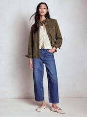 Boden Cream Dot Pointelle Cardigan - Image 6 of 8