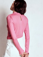 Top Boden Supersoft com detalhe de babado - Imagem 3 de 4