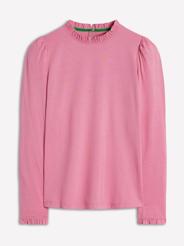 Top Boden Supersoft com detalhe de babado - Imagem 4 de 4