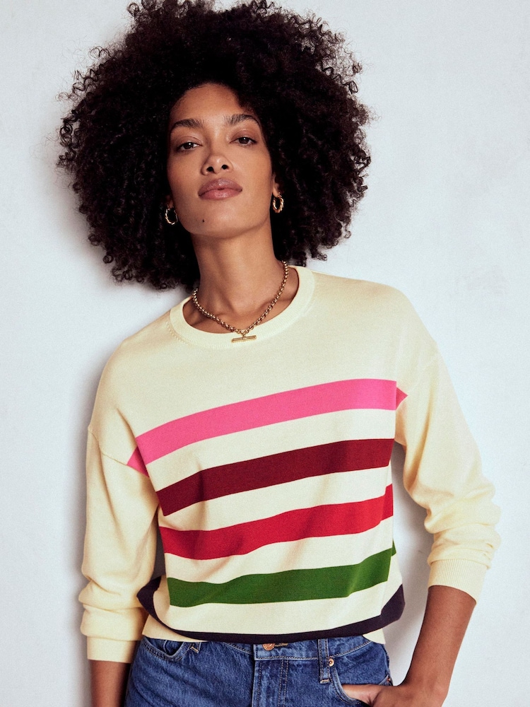 Boden Relaxed Lara Cotton Jumper - صورة 1 من 7 Boden Relaxed Lara Cotton Jumper - صورة 1 من 7