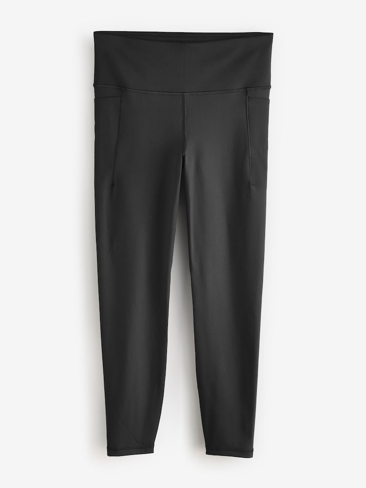 Gap Black Sky High Waisted Power Flare Leggings - Image 1 of 5 Gap Black Sky High Waisted Power Flare Leggings - Image 1 of 5