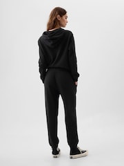 Gap Jet Black Logo Fleece Joggers - Image 2 of 4