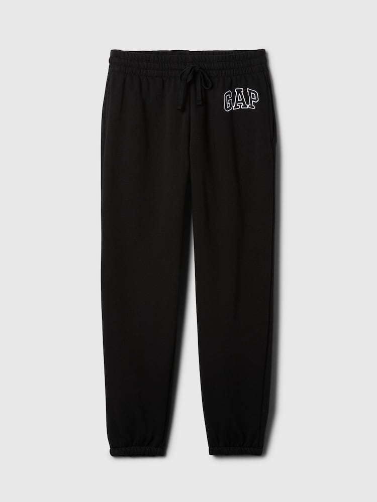 Gap Jet Black Logo Fleece Joggers - Image 4 of 4