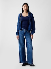 Gap Navy Blue Modern Vest - Image 3 of 4