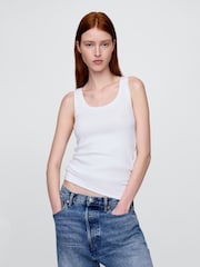 Gap White Modern Vest - Image 1 of 4