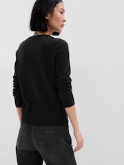 Gap Black Crew Neck Cardigan - Image 2 of 2