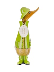 DCUK Green Rainy Days Duckling Wooden Ornament - Image 1 of 4