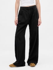 Gap 365 High Waisted UltraSoft Pleated Denim Trousers - Bild 1 von 5