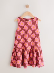 ألوان متعددة طباعة - فستان جيرسيه بلا أكمام (3 - 16 سنة) - صورة 5 من 8