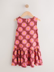 ألوان متعددة طباعة - فستان جيرسيه بلا أكمام (3 - 16 سنة) - صورة 6 من 8