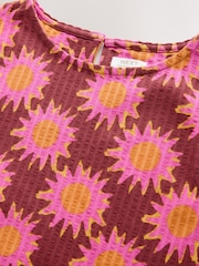 ألوان متعددة طباعة - فستان جيرسيه بلا أكمام (3 - 16 سنة) - صورة 7 من 8