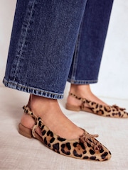 Boden Brown Easy Slingback Flat Shoes - Image 1 of 5