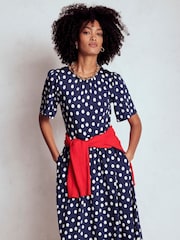 Vestido Midi de Jersey Boden Louisa - Imagem 1 de 6