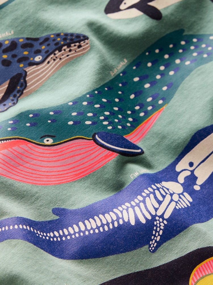 Boden Blue Long Sleeve GITD T-Shirt - Image 3 of 3
