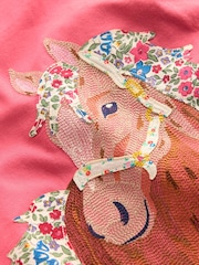 Boden Pink Long Sleeve Superstitch T-Shirt - Image 3 of 3