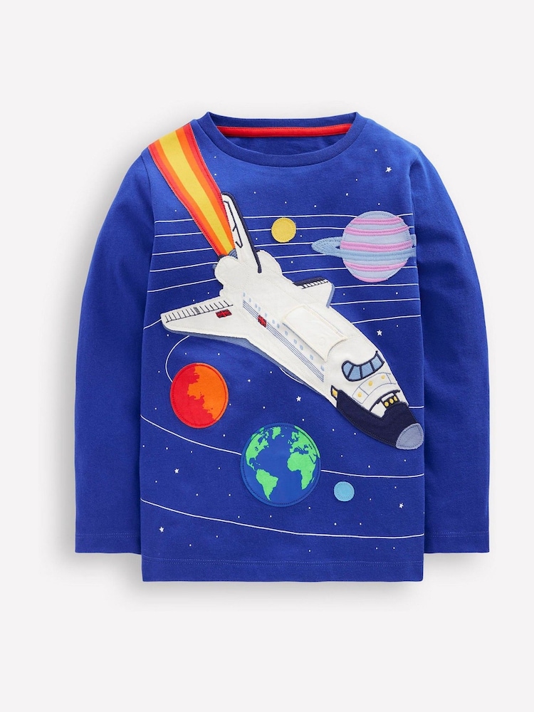 Boden Blue Lift-The-Flap T-Shirt - Image 1 of 6