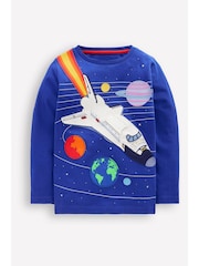 Boden Blue Lift-The-Flap T-Shirt - Image 2 of 6