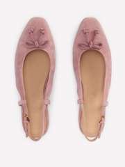 Boden Pink Easy Slingback Flats - Image 4 of 5