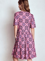 Boden Pink Louisa Short Jersey Dress - Image 2 of 5